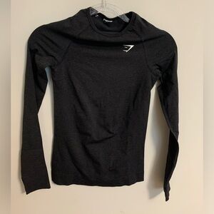 Gymshark Vital Seamless Long Sleeve T-Shirt - Black
